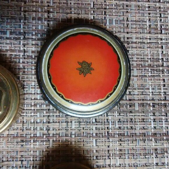 Lot of 4 vintage compacts and tins -- Vivaudou - Florient - Palmolive - Dorin - - Picture 2 of 16